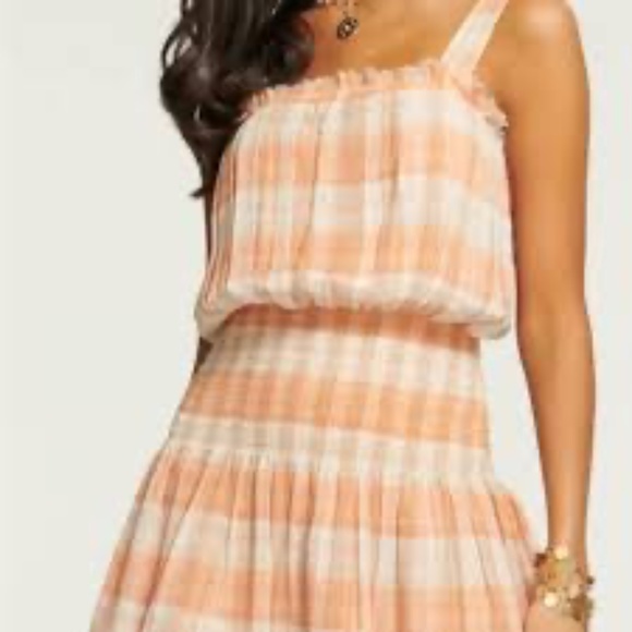 Like New Ramy Brook Natasha Plaid Print Mini Dress S - Picture 10 of 10